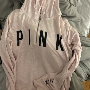 Quarter zip Pink VS hoodie